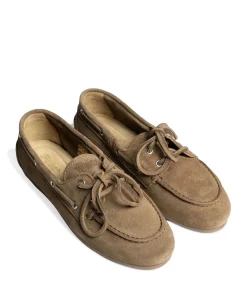 dames mocassins bruin