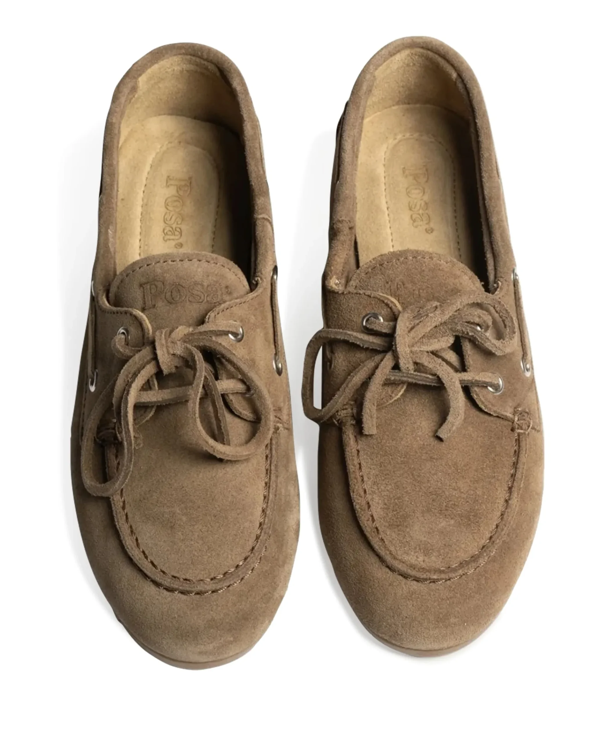 dames mocassins bruin