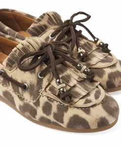 Dames mocassins June Loua bruin