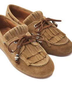 Dames mocassins June Loua bruin