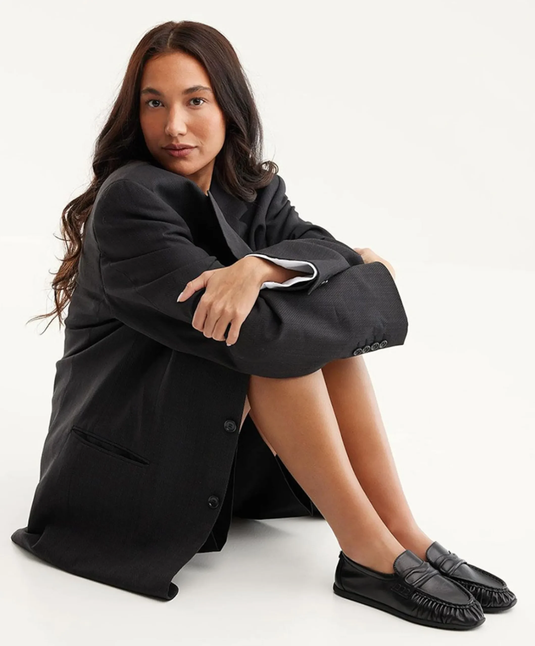Dames mocassins Riley Mio (L) zwart