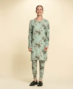 Dames nachthemd groen