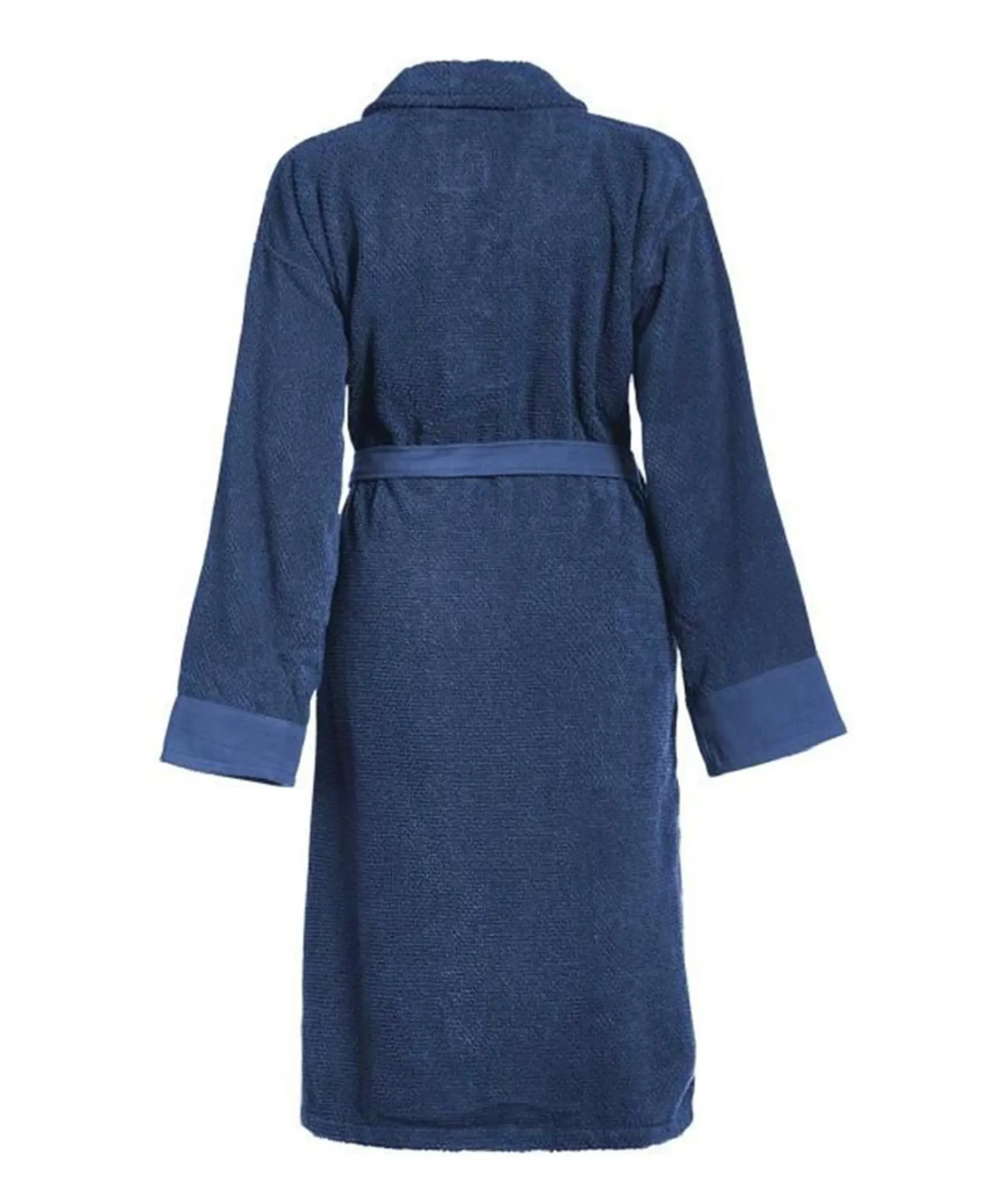 Dames ochtendjas blauw
