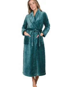 Dames ochtendjas groen