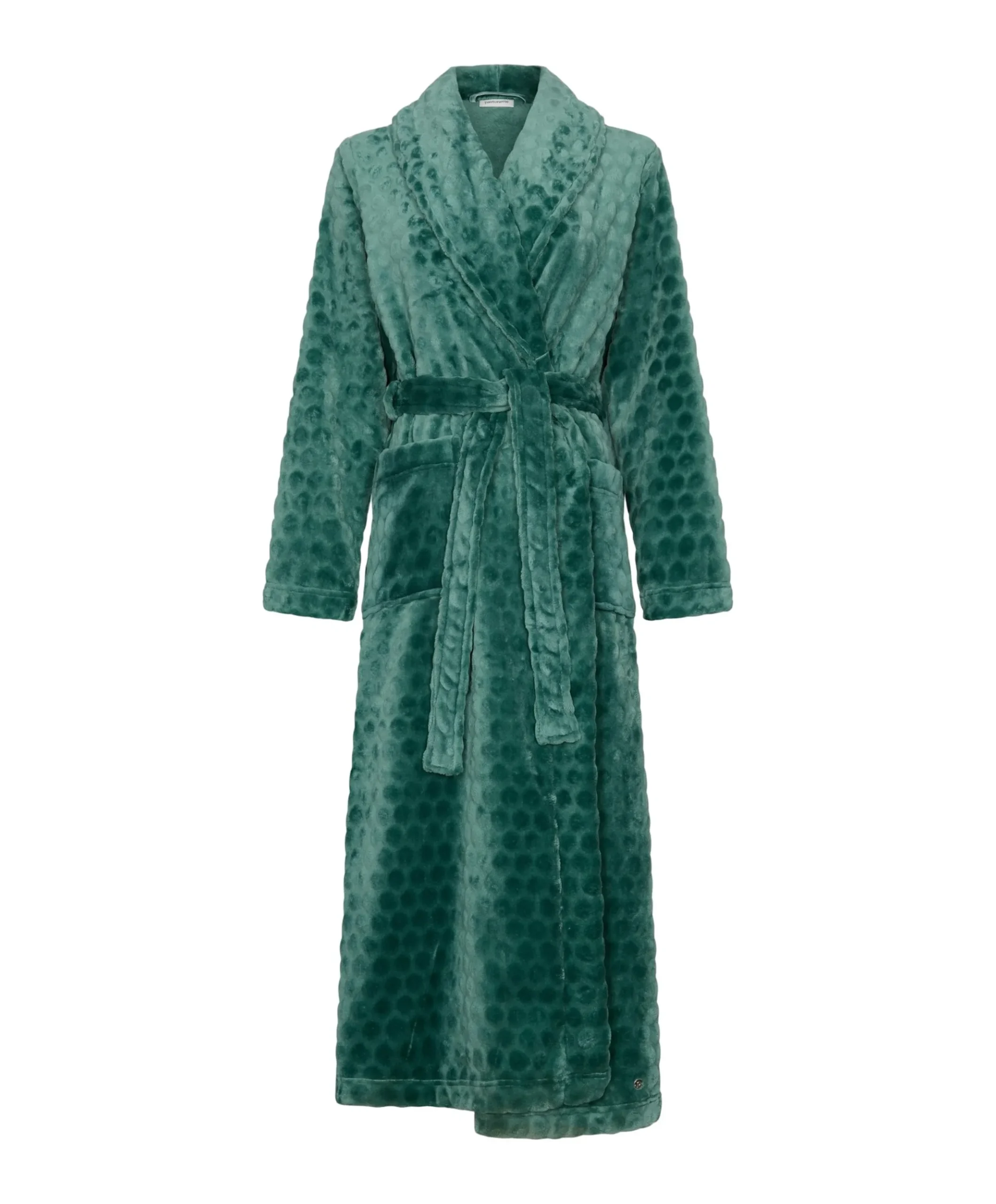 Dames ochtendjas groen