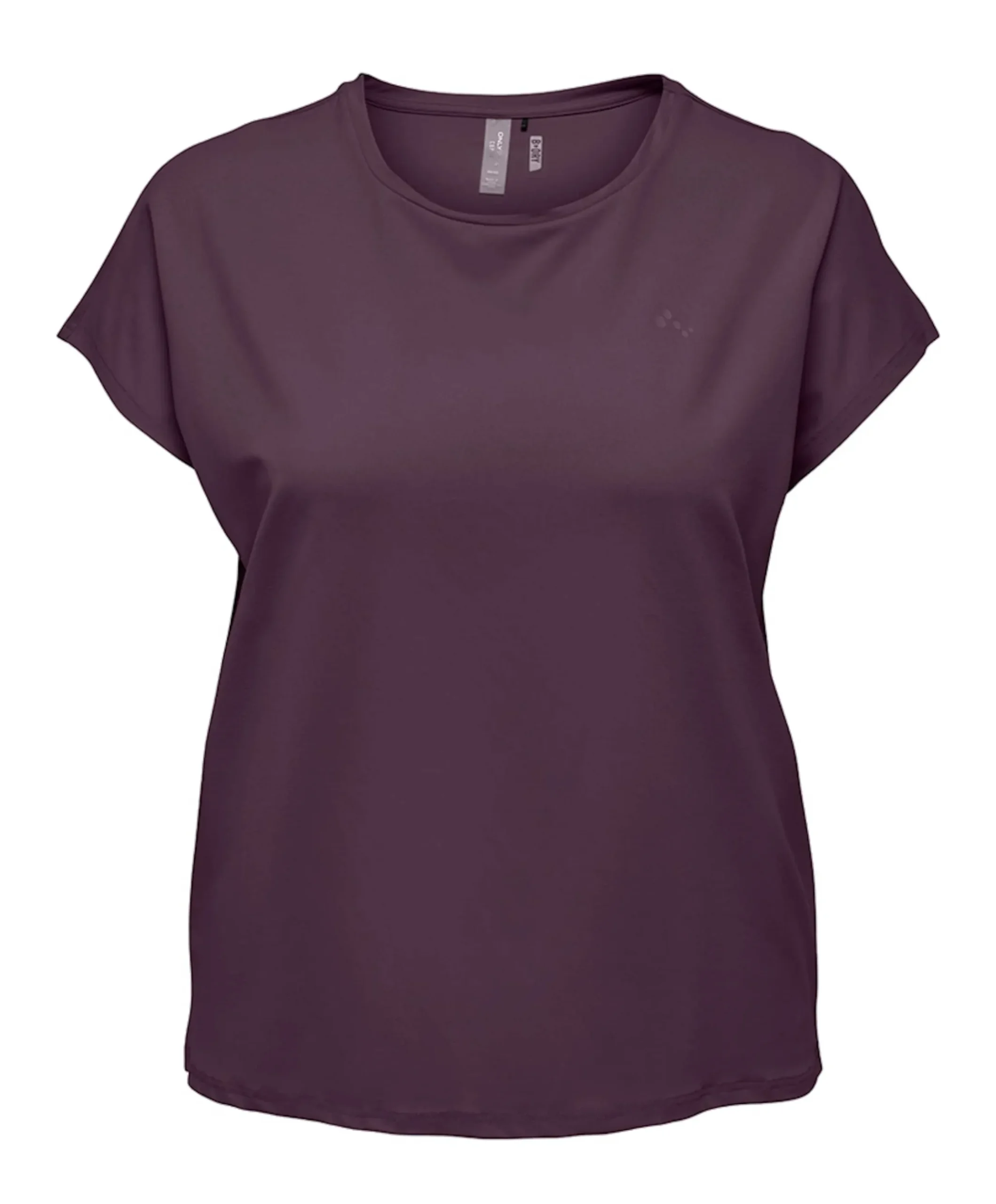 Dames plussize t-shirt paars