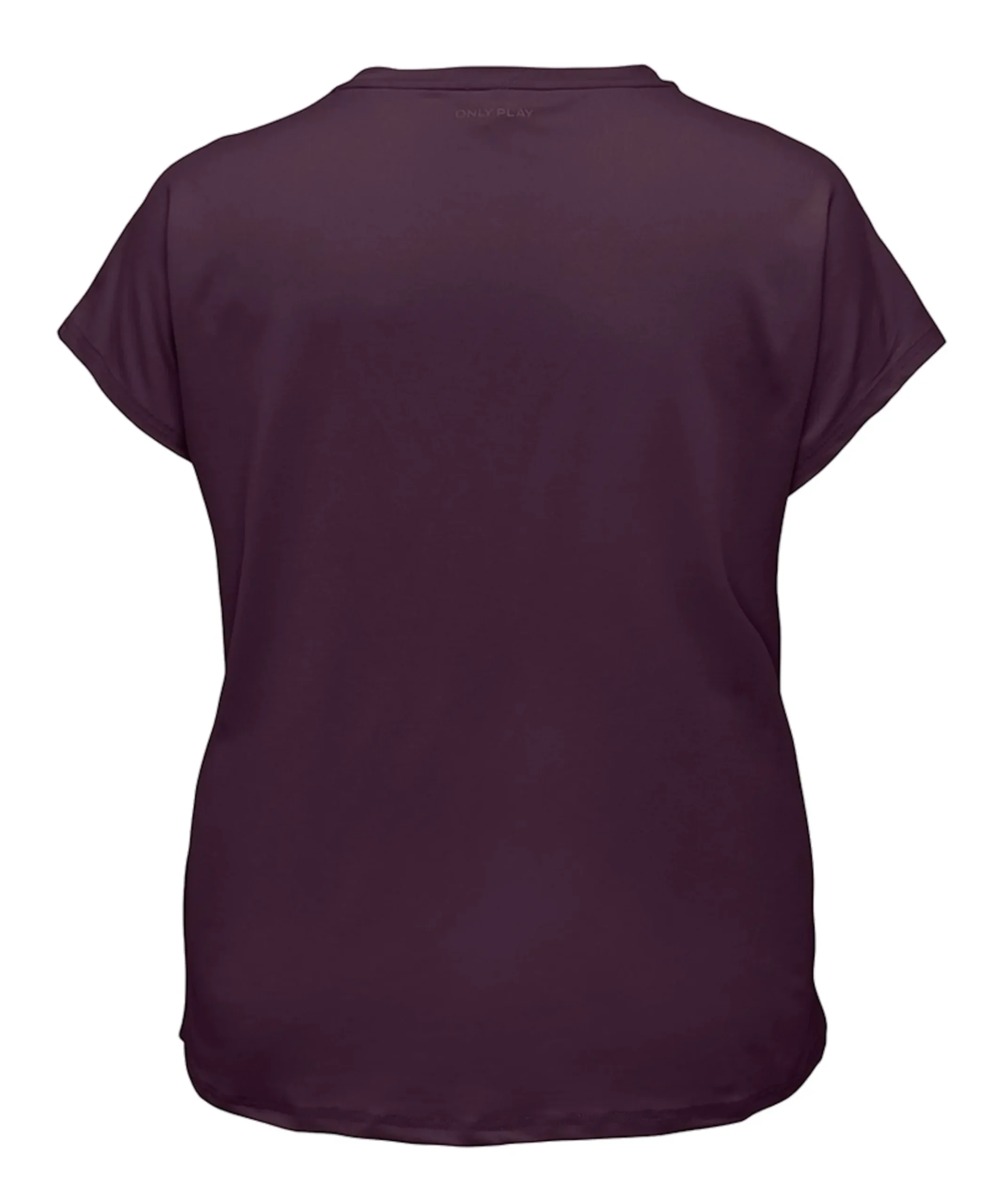 Dames plussize t-shirt paars