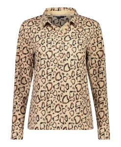 Dames polo beige