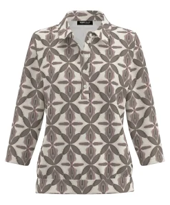 Dames polo beige