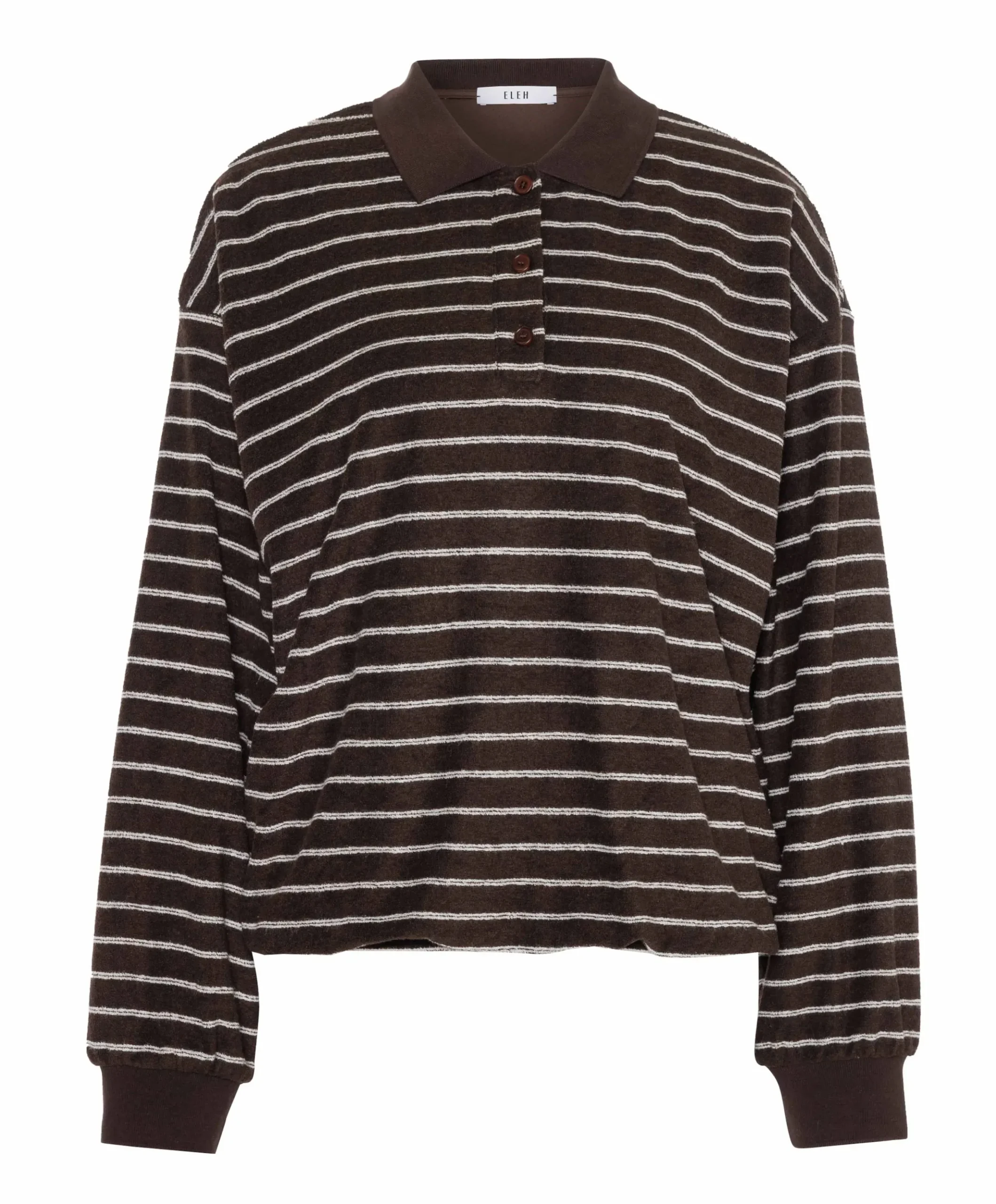 Dames polo bruin