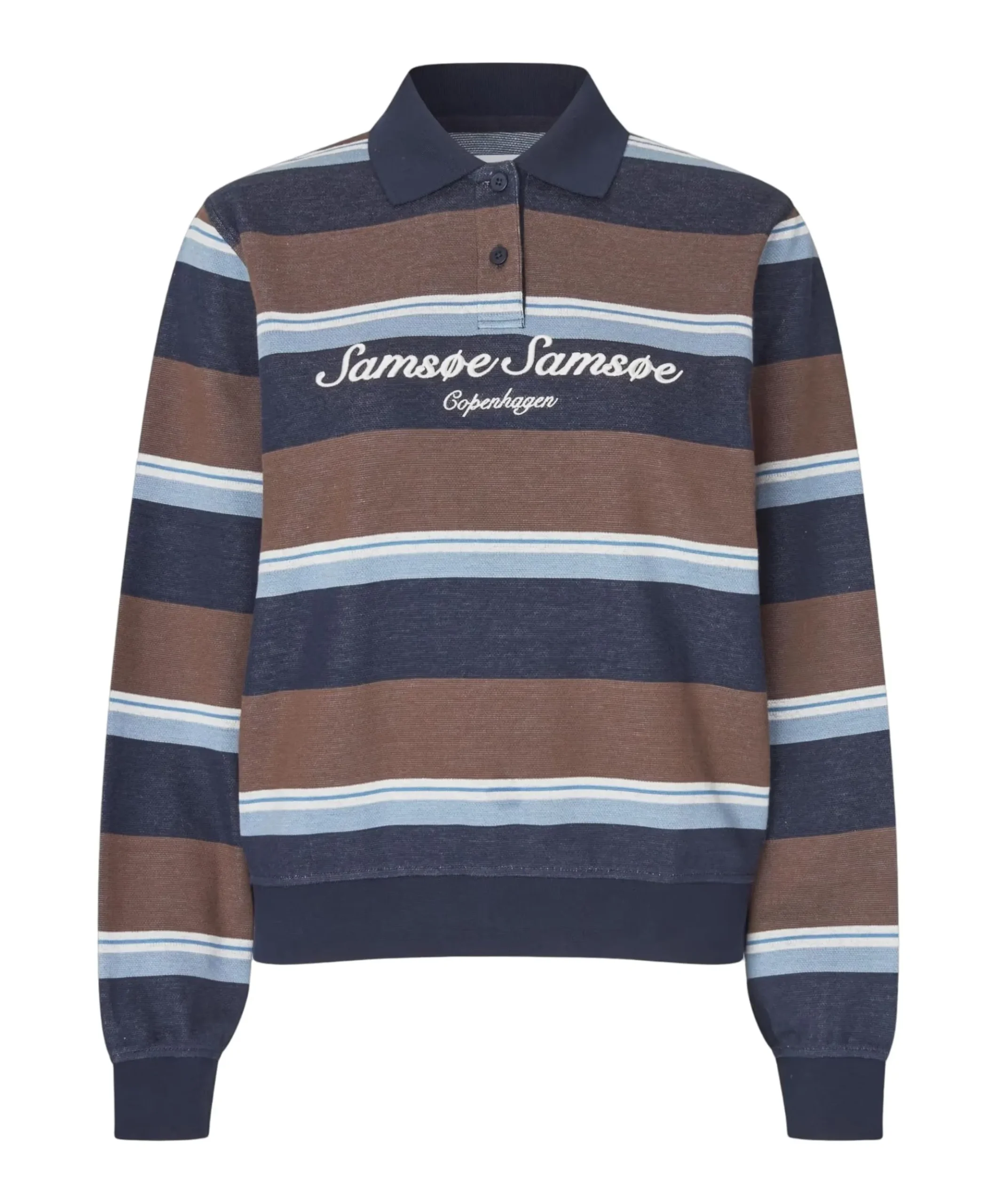 Dames polo bruin