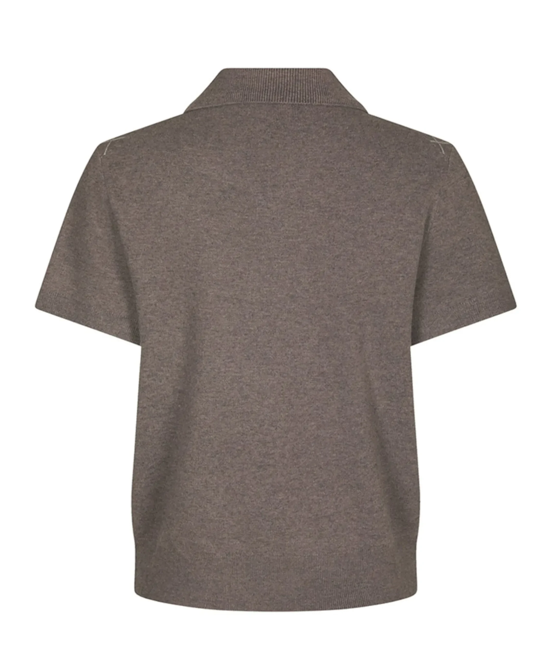 Dames polo bruin