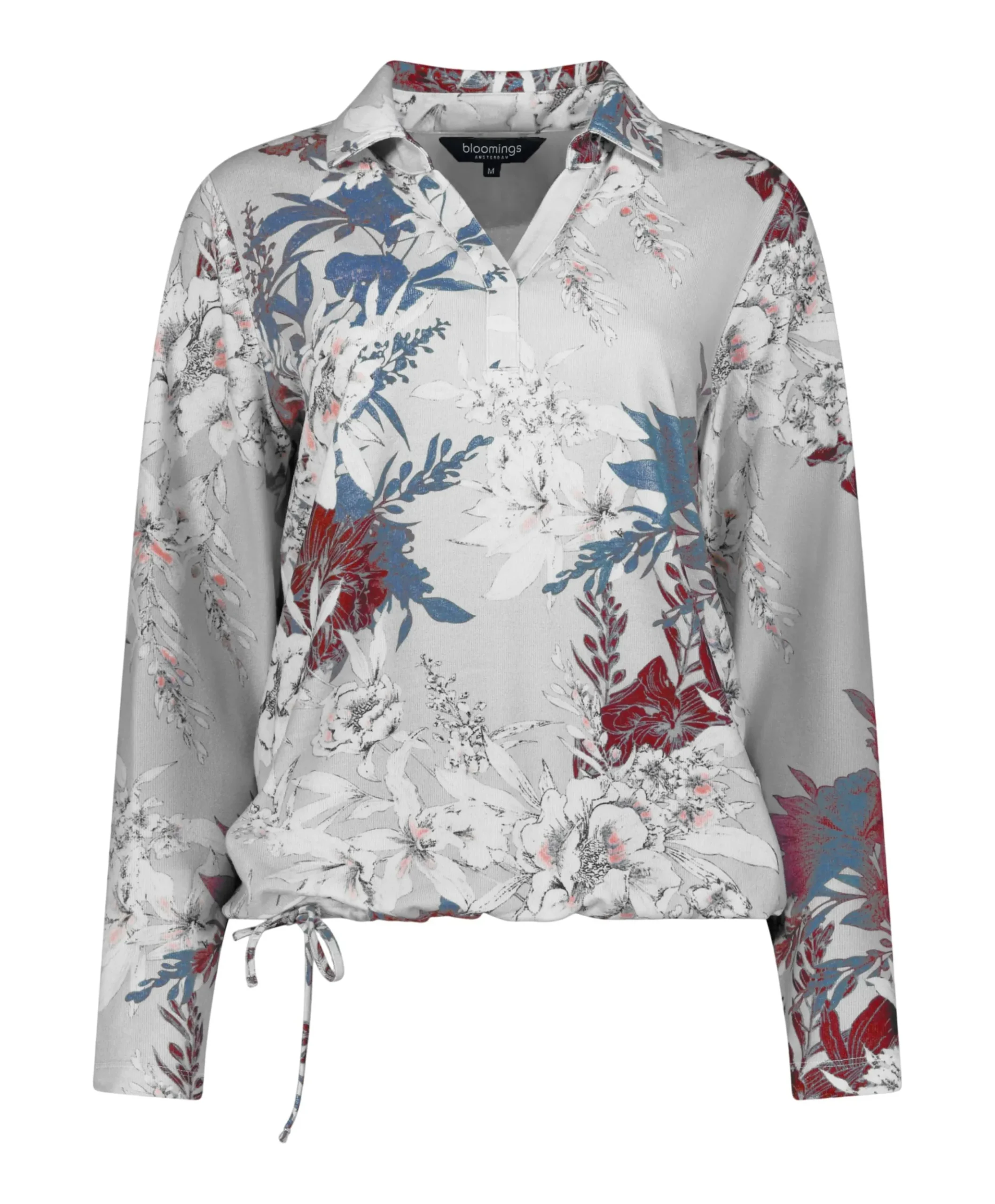 Dames polo grijs