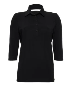 Dames polo zwart