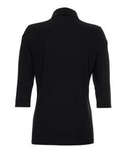 Dames polo zwart