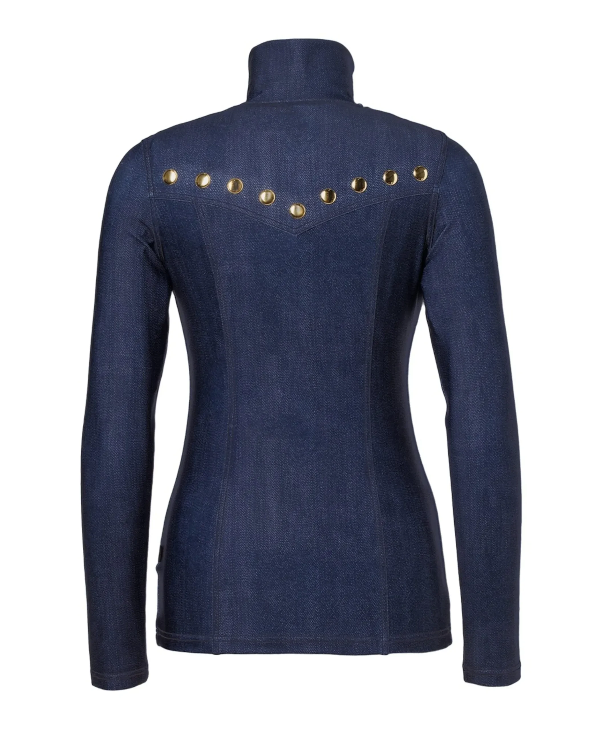 Dames pully blauw