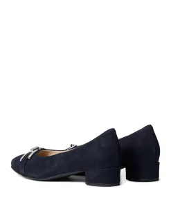 dames pumps blauw