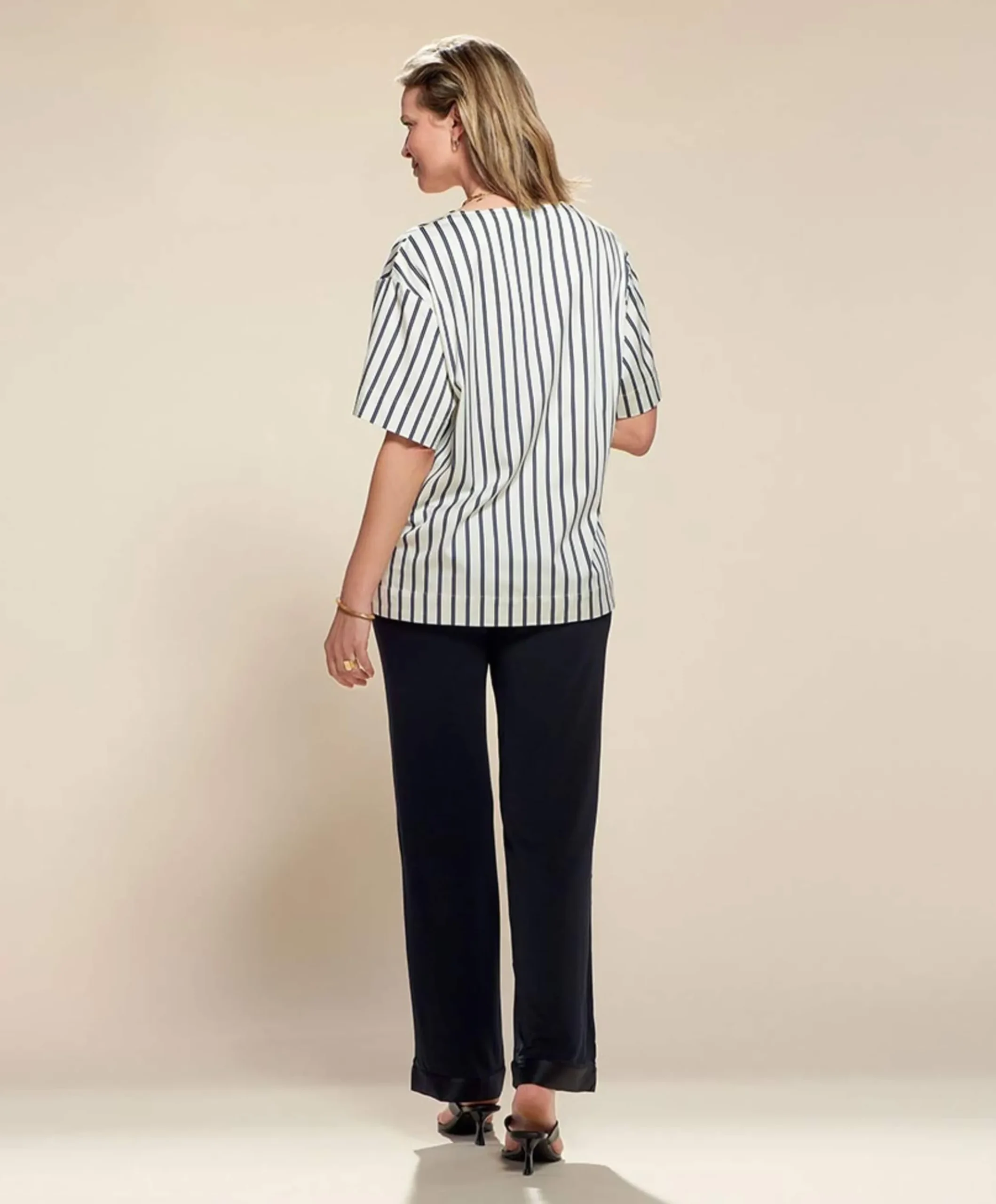 Dames pyjamabroek blauw