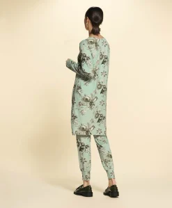 Dames pyjamabroek groen