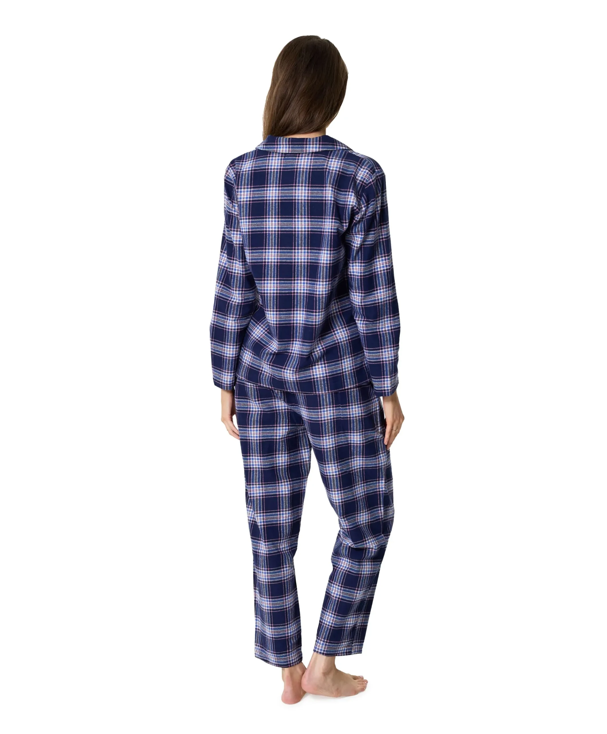 Dames pyjamaset blauw