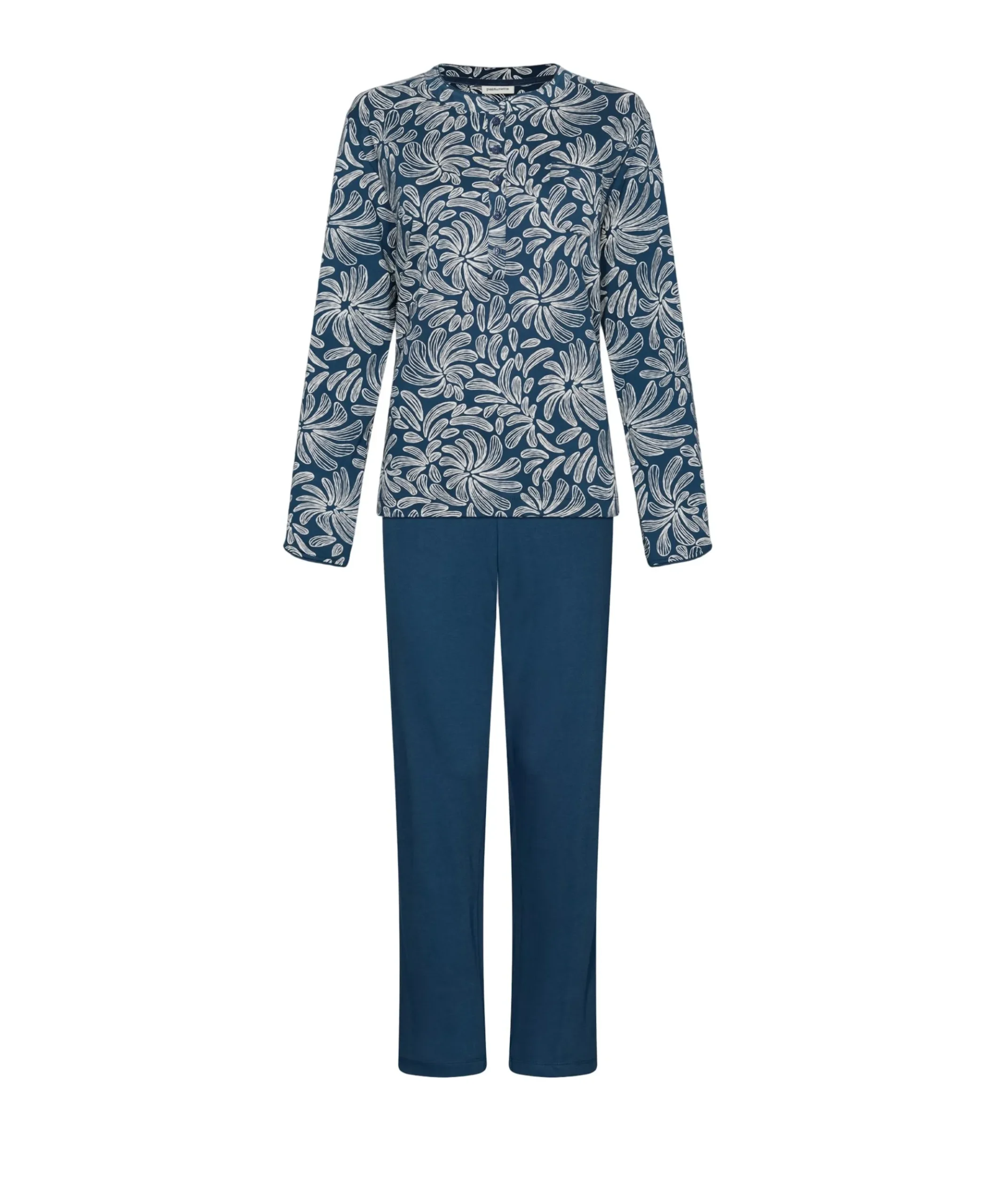 Dames pyjamaset blauw