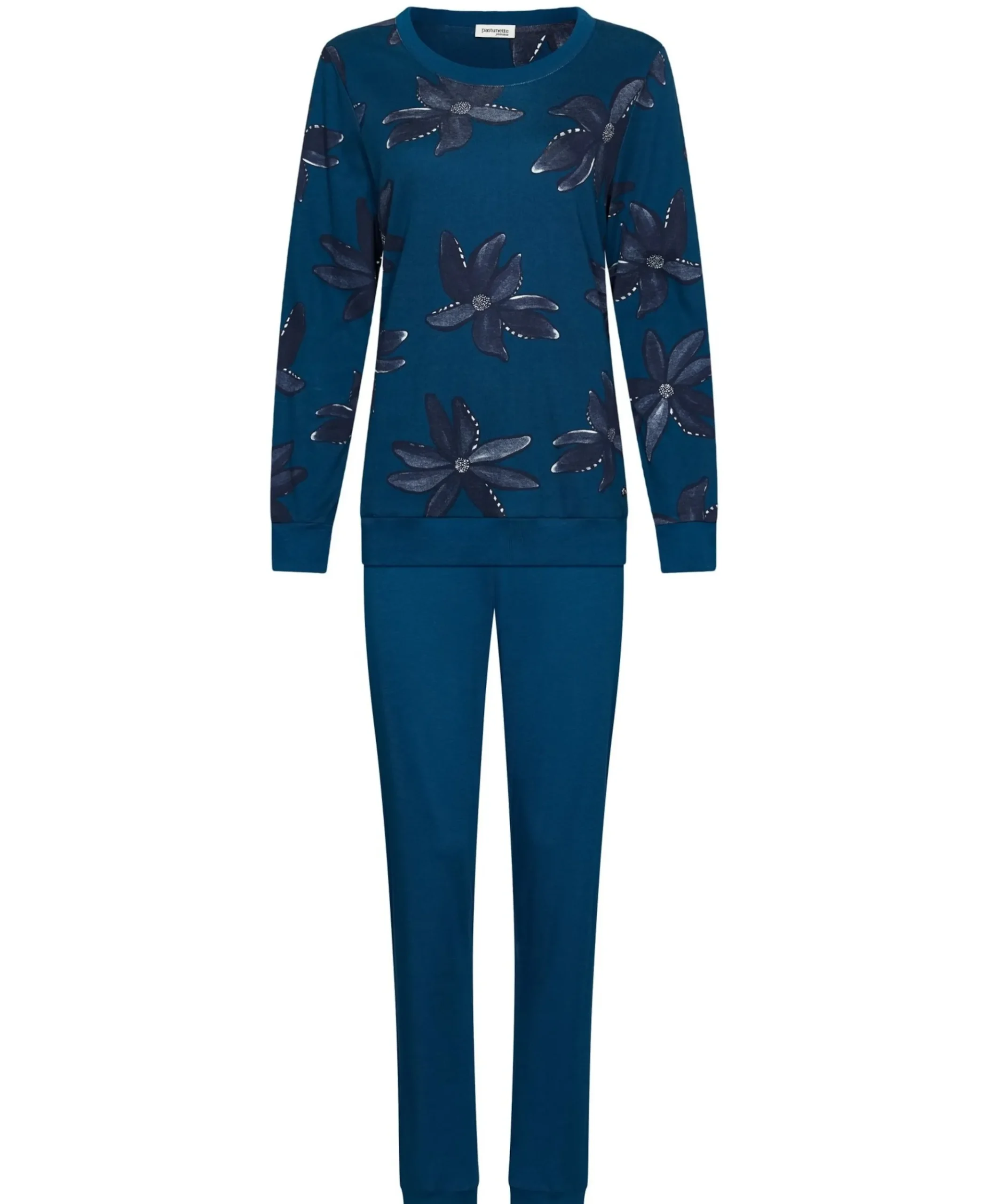Dames pyjamaset blauw