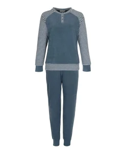 Dames pyjamaset blauw