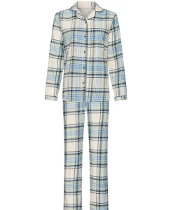 Dames pyjamaset blauw
