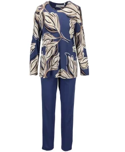 Dames pyjamaset blauw