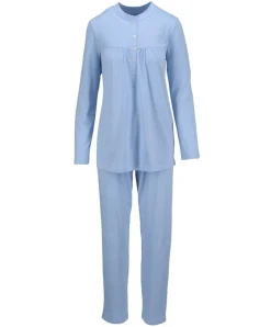 Dames pyjamaset blauw