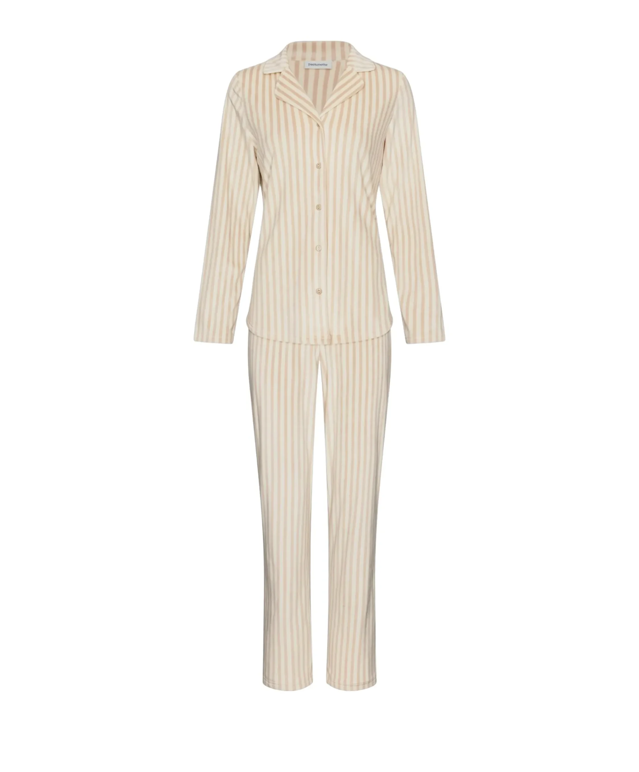 Dames pyjamaset ecru