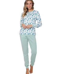 Dames pyjamaset groen