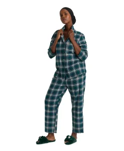 Dames pyjamaset groen