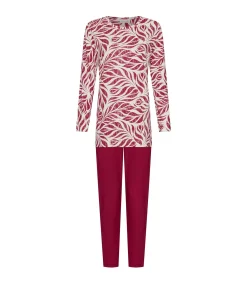 Dames pyjamaset rood