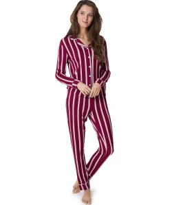 Dames pyjamaset roze
