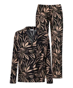 Dames pyjamaset zwart
