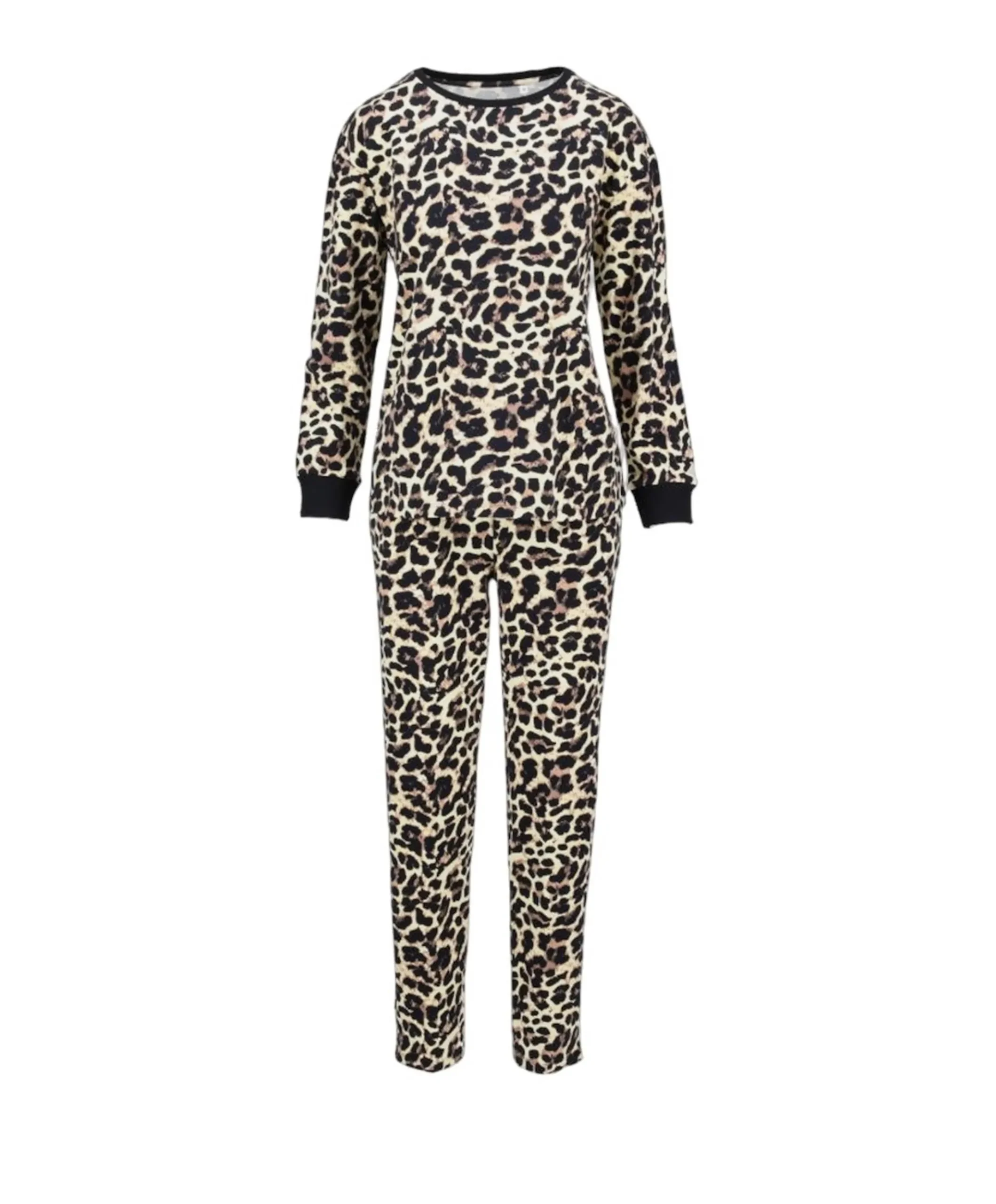 Dames pyjamaset zwart
