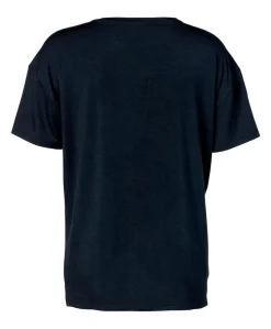 Dames pyjamatop blauw