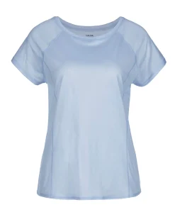 Dames pyjamatop blauw