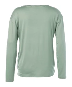 Dames pyjamatop groen