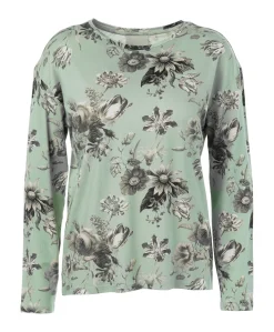 Dames pyjamatop groen