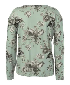 Dames pyjamatop groen
