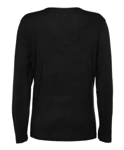 Dames pyjamatop zwart