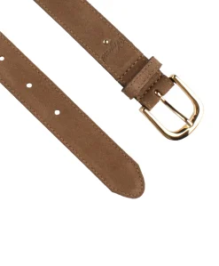 Dames riem beige