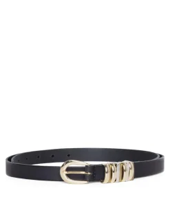 Dames riem zwart