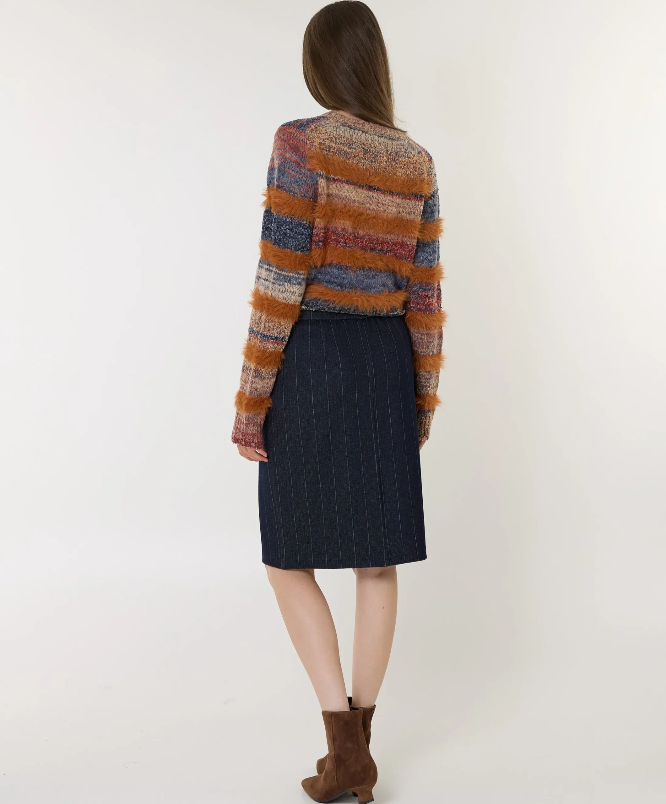 Dames rok blauw