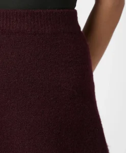 Dames rok bordeaux
