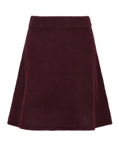 Dames rok bordeaux