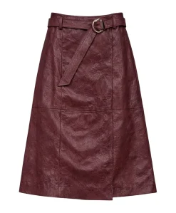 Dames rok bordeaux
