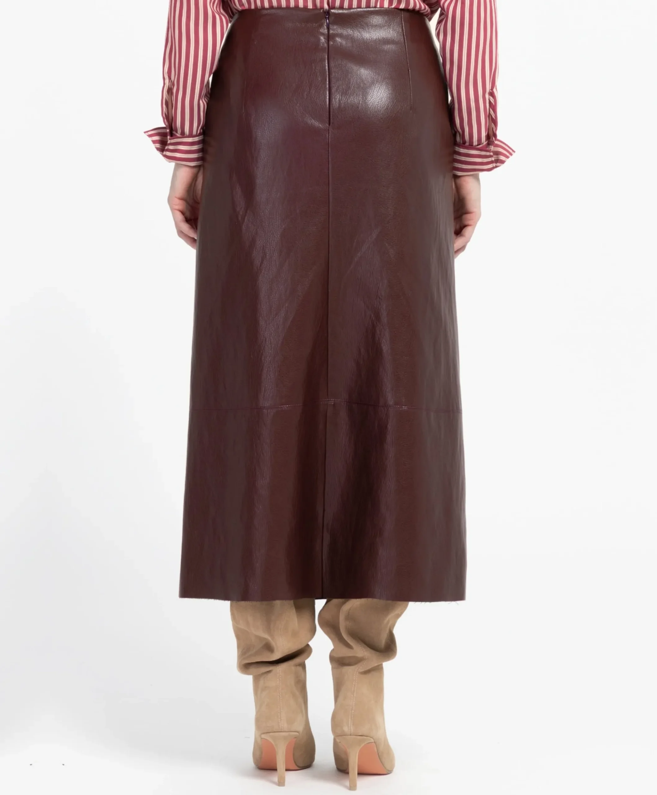 Dames rok bordeaux